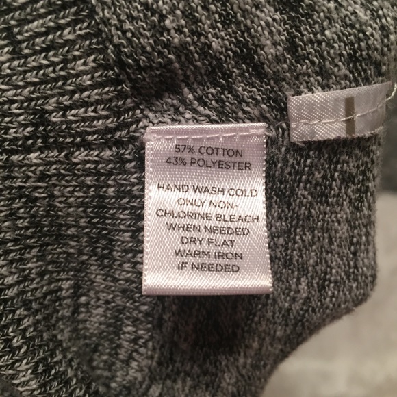 LOFT lightweight button up dart gray cardigan sweater - Picture 4 of 4